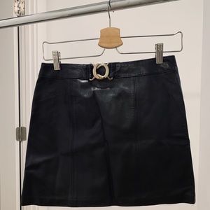 Michael Hoban Black mini skirt
